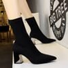 178-3Elegant party pointy temperament fashionable women's shoes-Bigtree shoes