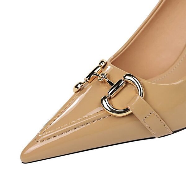 826-1 European and American pointed women's shoes-Bigtree shoes