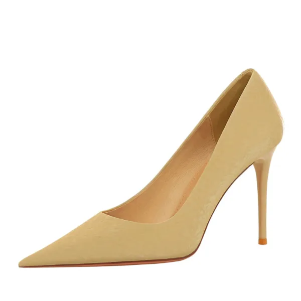 23cb18e7cfdafafe218c131f6f2d34d6 3391-2Simple and fashionable European and American pointed women's shoes-Bigtree shoes