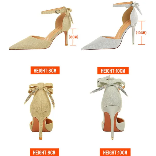 286-A2Fashion high heel women's pointed shoes-Bigtree shoes
