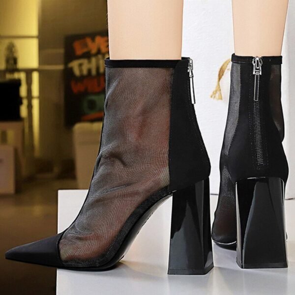 316-8Elegant and pointy women's fashion shoes-Bigtree shoes