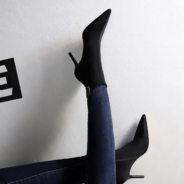 8788-1Fashion high heel women's pointed shoes-Bigtree shoes
