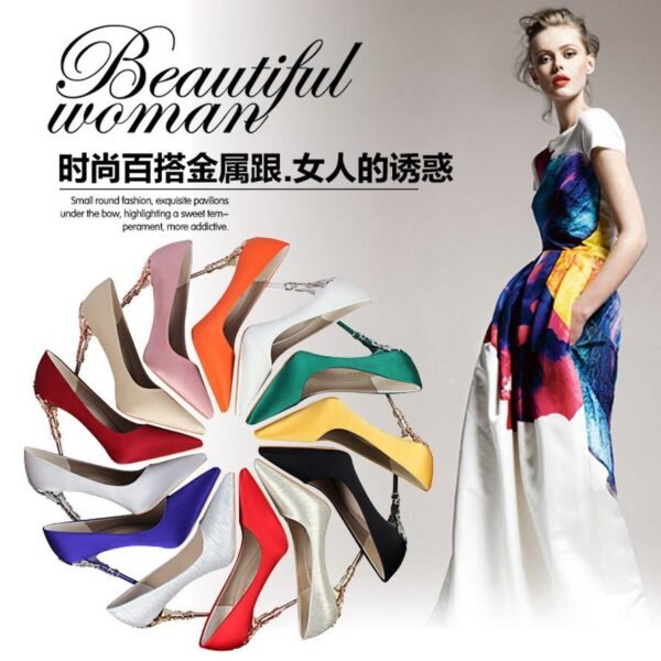 9219-2European and American Style Versatile Fashion Women's Shoes-Bigtree shoes