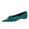 39baefb6491ad4e713ddb4dd254ee955-20250912-031622 1233-1 Korean Style Spring and Autumn Fashion Elegant All-Matching Comfortable Flat Heel Women's Shoes Shallow Mouth Pointed-Toe Bowknot Pumps Women's Shoes
