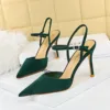 221-5 European and American pointed women's shoes-Bigtree shoes