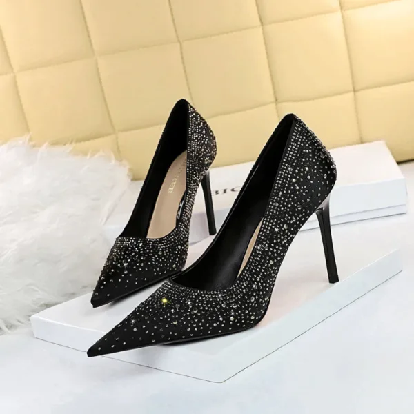 17189-5 European and American pointed women's shoes-Bigtree shoes
