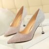 0755-1 European and American pointed women's shoes-Bigtree shoes