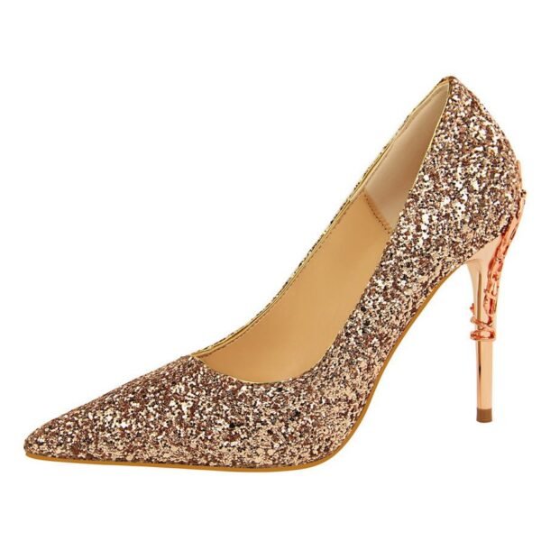 9219-12Simple and fashionable European and American pointed women's shoes-Bigtree shoes