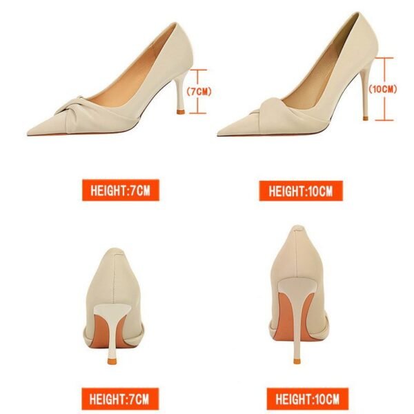 3391-A3Elegant and pointy women's fashion shoes-Bigtree shoes