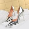 3165-6Fashion high heel women's pointed shoes-Bigtree shoes