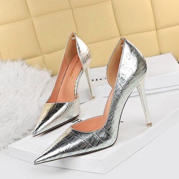3165-6Fashion high heel women's pointed shoes-Bigtree shoes