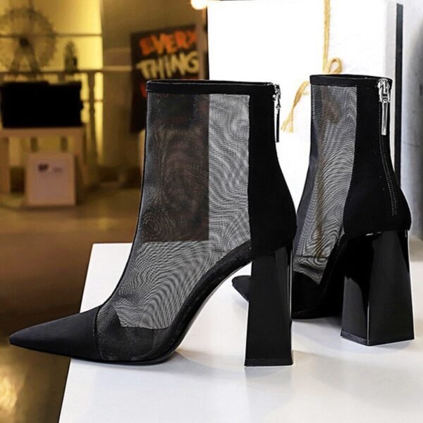 316-8Elegant and pointy women's fashion shoes-Bigtree shoes