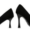 Bigtree Shoes 3767-A1 European and American Style Fashion Simple and Thin High Heels Wine Cup Heel High Heel Low-Cut Pointed Toe Suede Women's Shoes