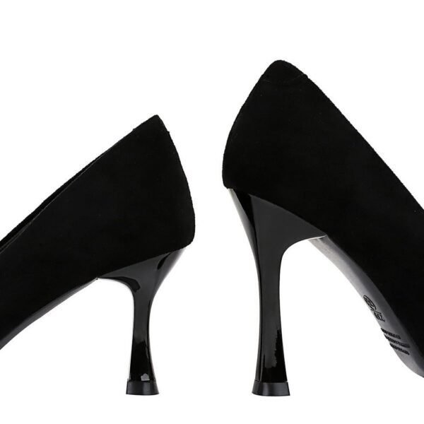 Bigtree Shoes 3767-A1 European and American Style Fashion Simple and Thin High Heels Wine Cup Heel High Heel Low-Cut Pointed Toe Suede Women's Shoes