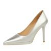 544939bb82bdd286ecf93b69aa15a9d5 BIGTREE SHOES 3255-13 Women's Shoes Stiletto Super High Heels Shallow Pointed Toe Waterproof Platform Single Shoes