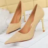 17189-3 European and American pointed women's shoes-Bigtree shoes
