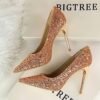 9219-1European and American Style Versatile Fashion Women's Shoes-Bigtree shoes