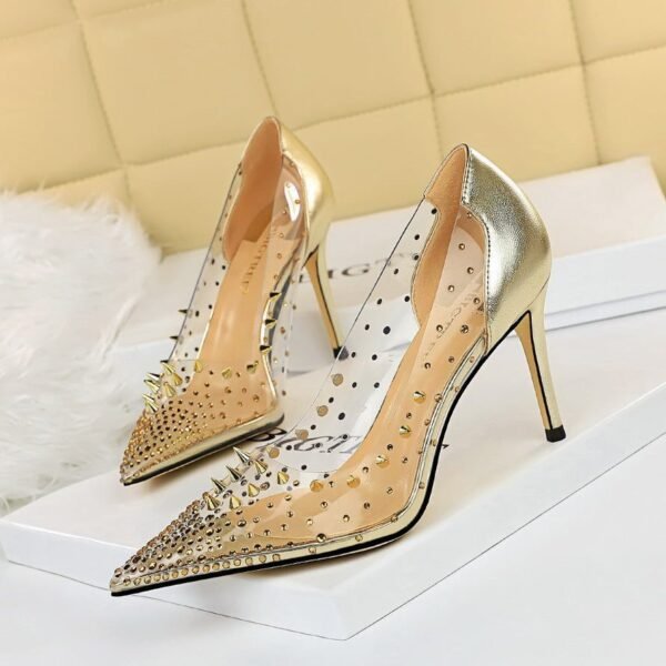 7818-5 European and American pointed women's shoes-Bigtree shoes