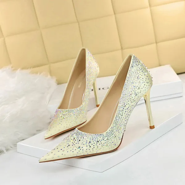 17189-5 European and American pointed women's shoes-Bigtree shoes