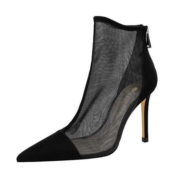 316-2Fashion high heel women's pointed shoes-Bigtree shoes