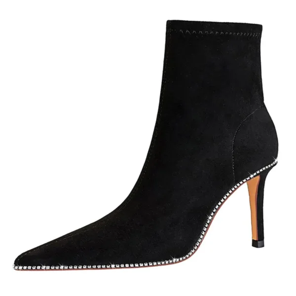 1838-2 European and American pointed women's shoes-Bigtree shoes