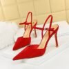 221-5 European and American pointed women's shoes-Bigtree shoes