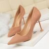 1716-1Versatile fashion pointed women's shoes-Bigtree shoes