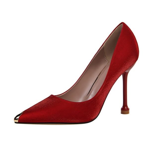 1823-1 European and American pointed women's shoes-Bigtree shoes