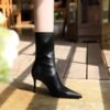 315-A12 European and American pointed women's shoes-Bigtree shoes