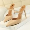 86-10Versatile fashion pointed women's shoes-Bigtree shoes