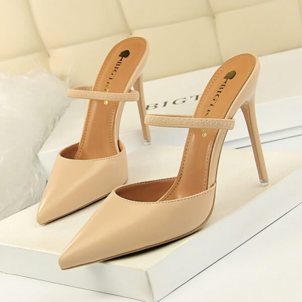 86-10Versatile fashion pointed women's shoes-Bigtree shoes