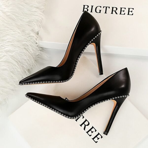1829-3Versatile fashion  pointed women's shoes-Bigtree shoes