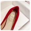 C888-12 Red Wedding Shoes Bridal Shoes Women's 2022 Spring New High Heels Xiuhe Main Wedding Dress Not Tired Feet Single