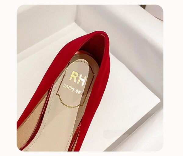C888-12 Red Wedding Shoes Bridal Shoes Women's 2022 Spring New High Heels Xiuhe Main Wedding Dress Not Tired Feet Single