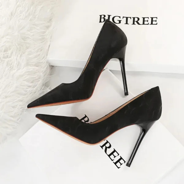 3169-2 European and American pointed women's shoes-Bigtree shoes