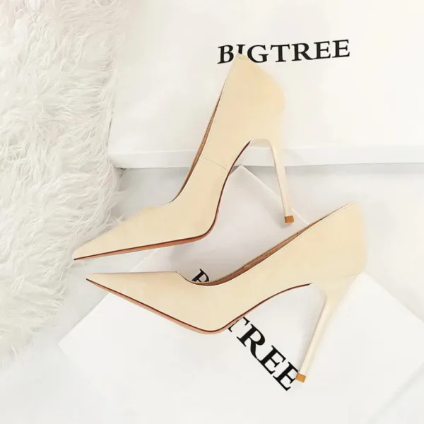 3169-2 European and American pointed women's shoes-Bigtree shoes