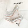 a554029b92a27871fbfb5d05a0a86e4c BIGTREE SHOES 3391-9 Retro European American Style Elegant Banquet High Heels Women's Shoes Stiletto Heel Shallow Mouth Pointed High Heel Pumps