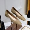 792-1 Korean Style Casual Ol Commuter Retro Fashion Flat Heel Women's Shoes Versatile Small Square Toe Two-Way Soft Leather Loafers