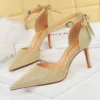 286-A2Fashion high heel women's pointed shoes-Bigtree shoes