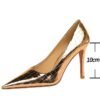 18249-1Fashion high heel women's pointed  shoes-Bigtree shoes
