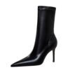315-A12 European and American pointed women's shoes-Bigtree shoes