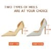 3165-A1Snake women's high heels green high heels pointed non-slip women's shoes -Bigtree shoes