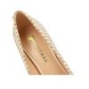 ca7927ff68de358b8db3040bb31bd8b0 9283-A1 European and American thin-heeled high-heeled shallow-pointed cloth plaid houndstooth metal chain pearl shoes