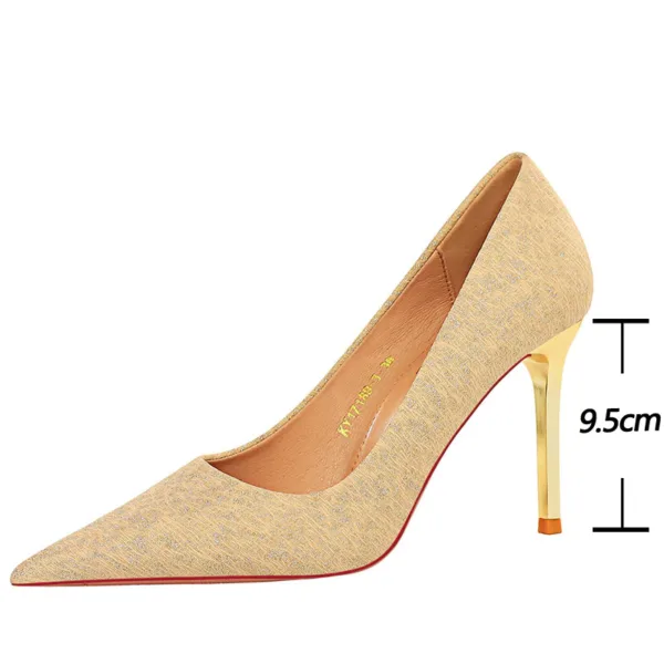 17189-3 European and American pointed women's shoes-Bigtree shoes
