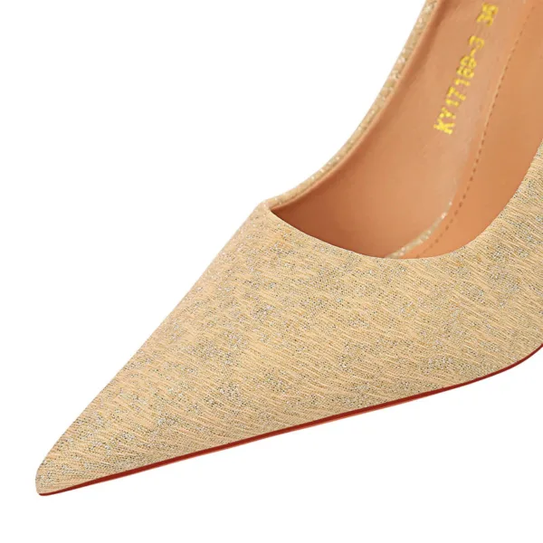 17189-3 European and American pointed women's shoes-Bigtree shoes
