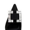 BIGTREE SHOES 9511-K75Shallow Pointed Toe Square Rhinestone Single Shoes High Heels