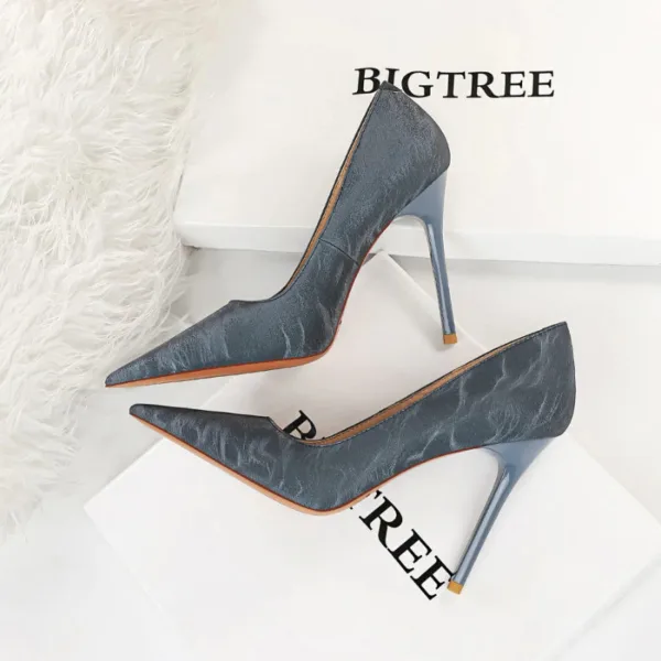 3169-2 European and American pointed women's shoes-Bigtree shoes