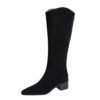Product image BIGTREE 578-7 European and American style banquet tall boots suede medium heel thick heel fashion simple versatile tall women's boots knight boots