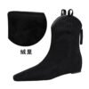 BIGTREE 6632-11 Retro Korean version inner height-increasing short women's boots pedicure and thin versatile suede rear zipper winter short boots