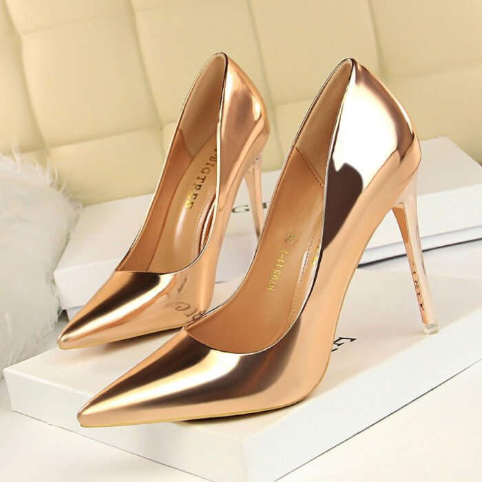 9511-7Sexy European and American pointed women's shoes-Bigtree shoes - Image 3